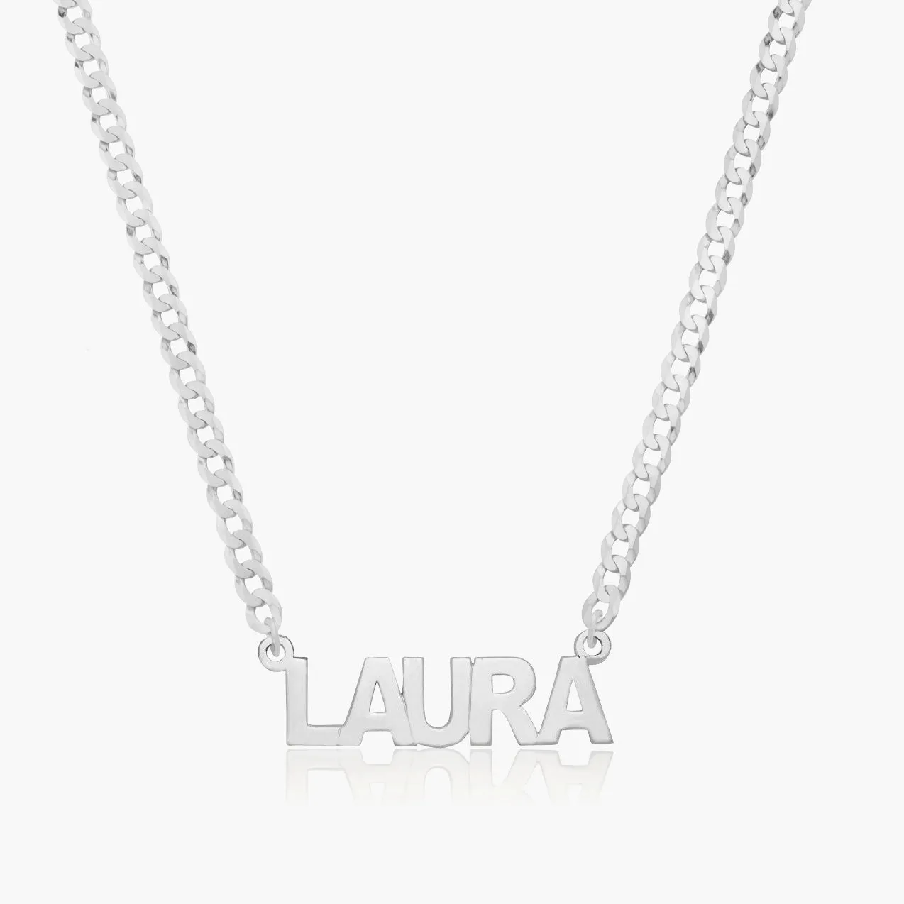 Mini Nameplate Necklace