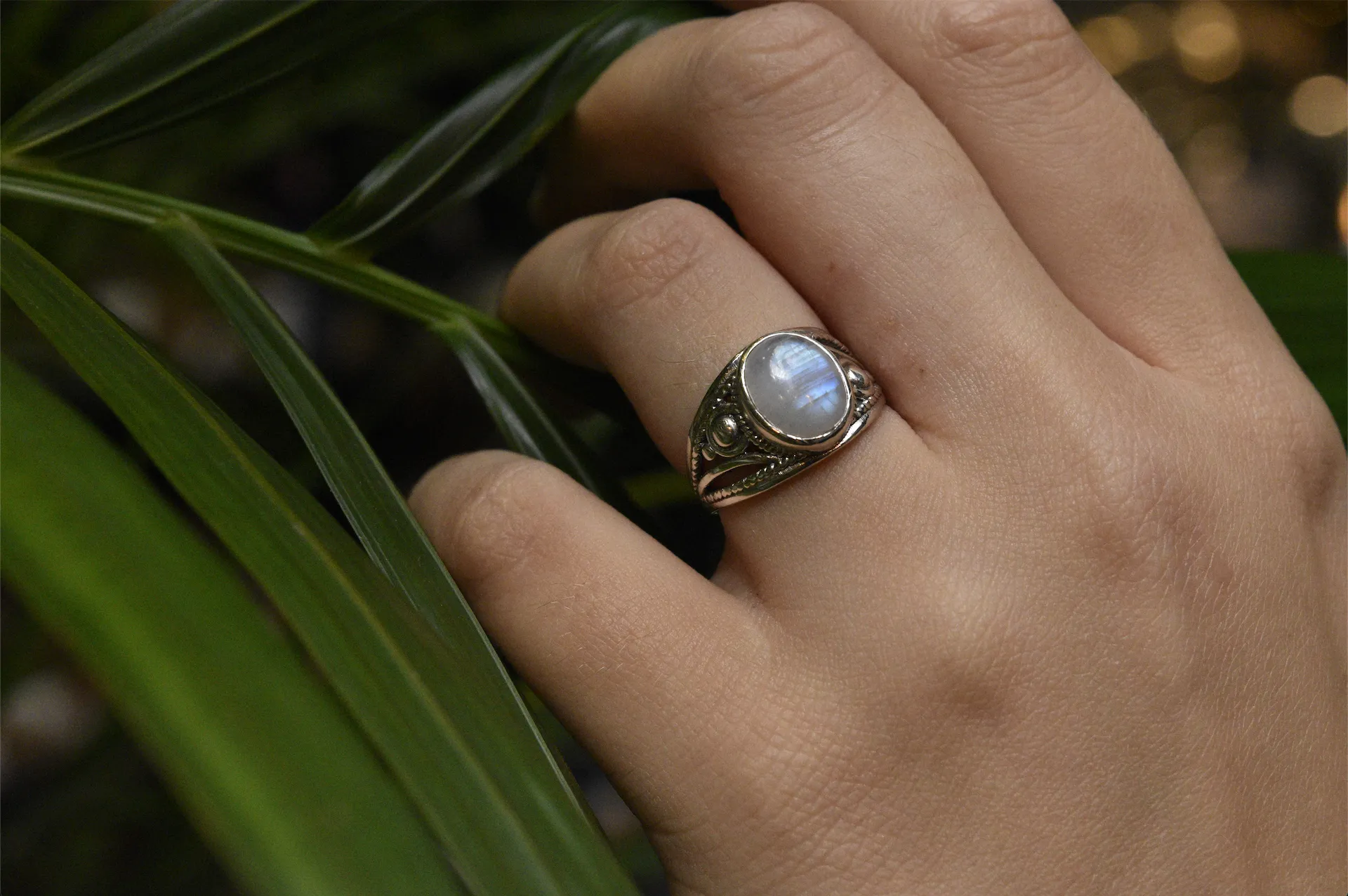 Moonstone Calissia Ring