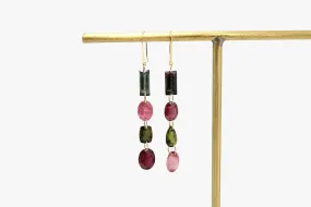 One of a Kind Tourmaline Drop Earrings