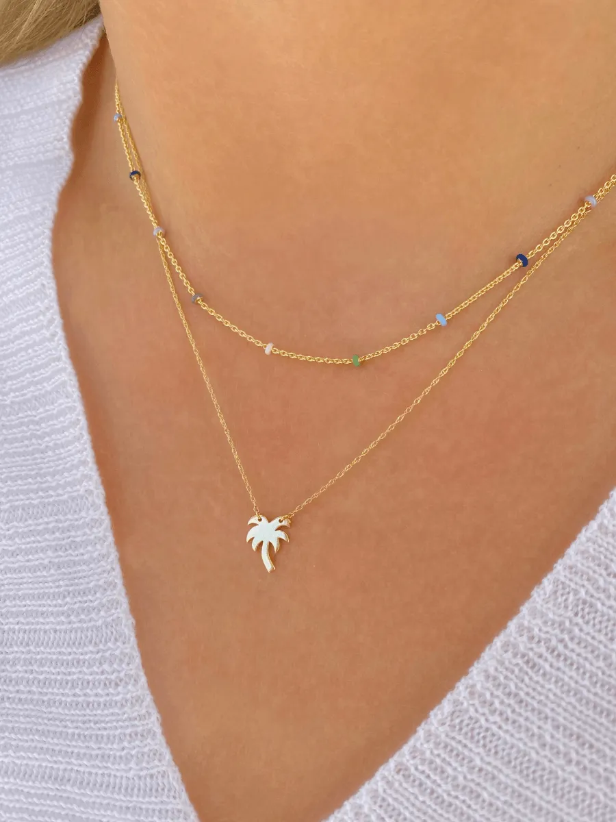 Palm Springs Necklace 14K