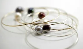 Pearl Bangles - Gold Filled