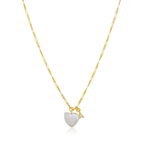 PEARL LOVE TOKEN INITIAL NECKLACE