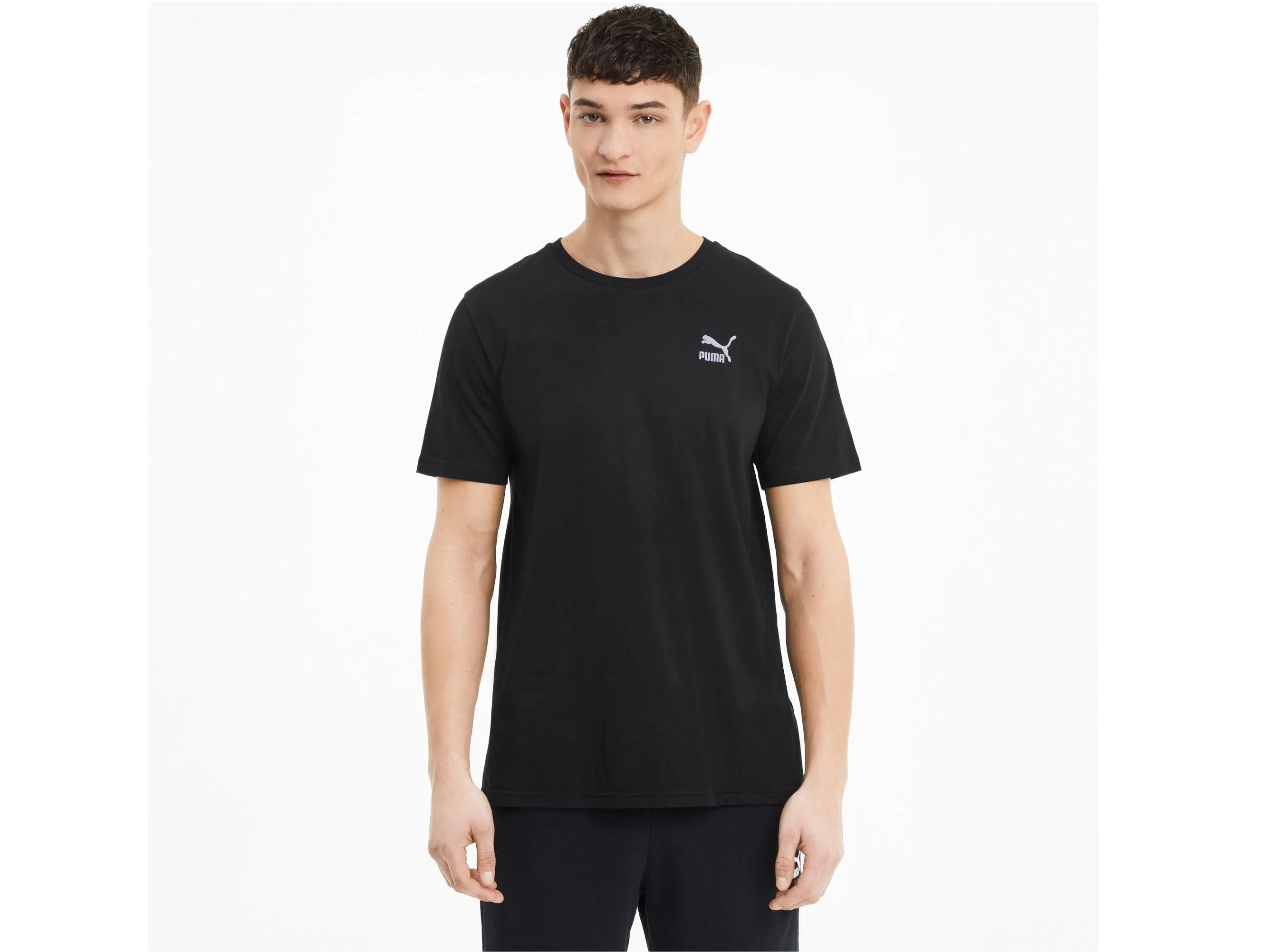 PUMA Classics Logo Tee T-Shirt Black 597755 01