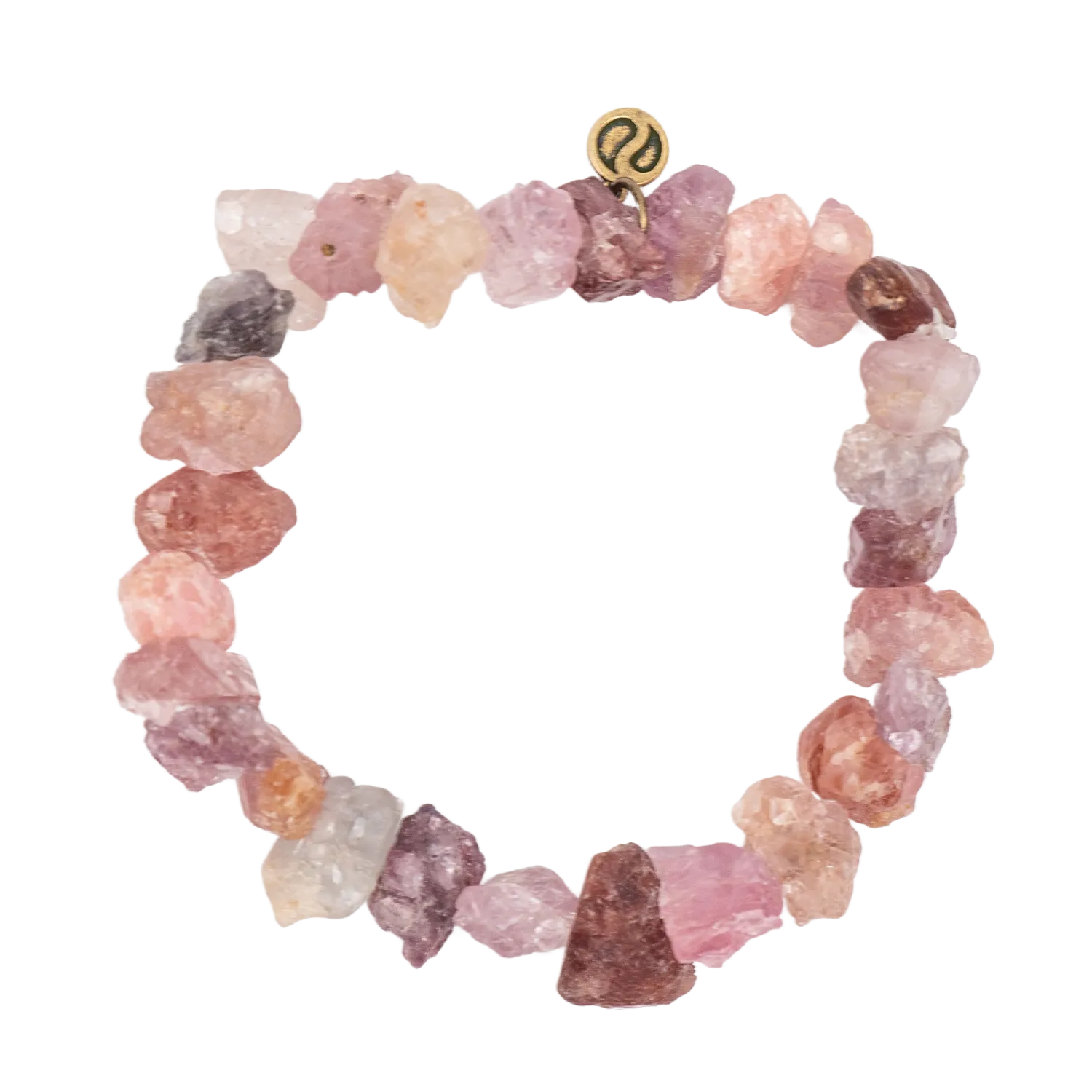 Raw Rubellite Bracelet