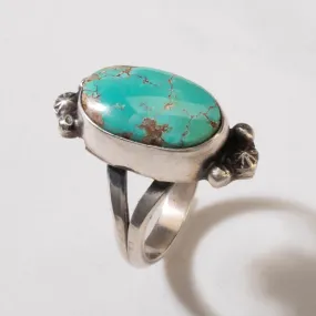 Scott Skeets Royston Turquoise Navajo USA Native American Made 925 Sterling Silver Ring