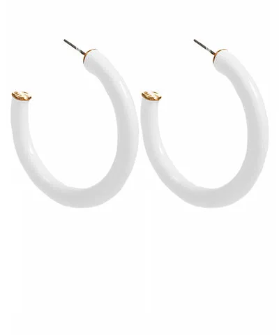 Stand Out Earrings - White