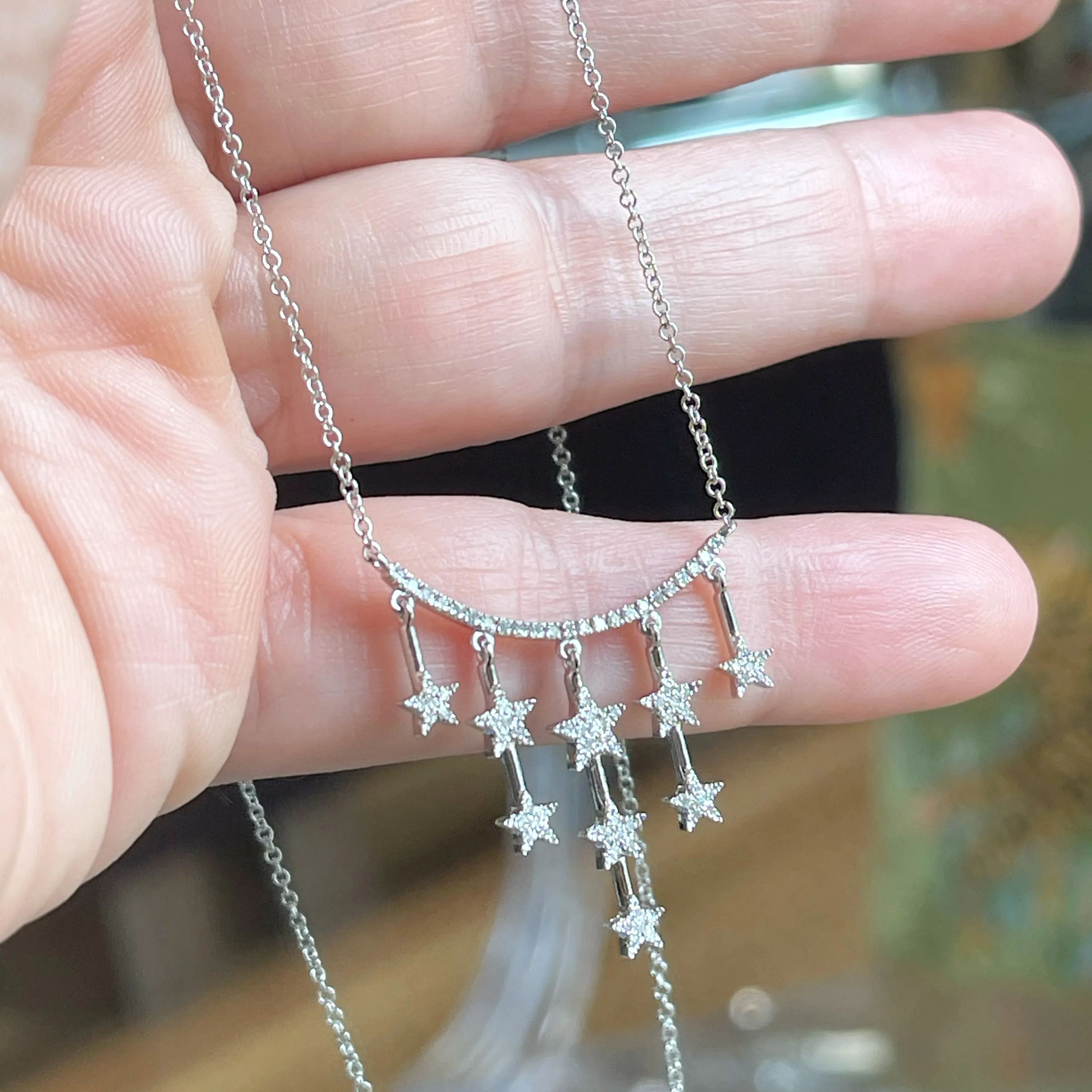 Star Drop Necklace