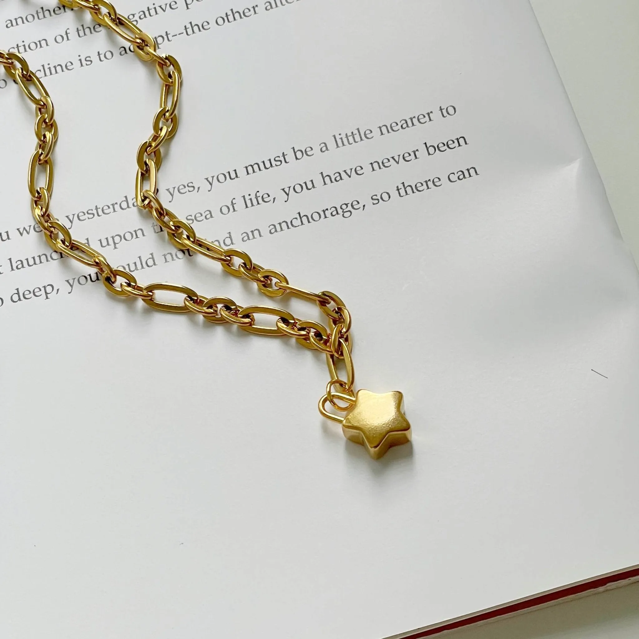 Star Lock Necklace