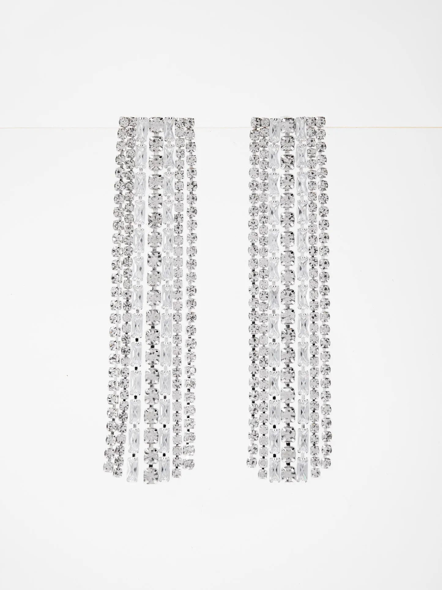 Stella Statement Drop Rhinestone Earrings