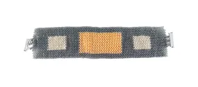 Sue Klein, Grey, Gold & Silver Bead Bracelet