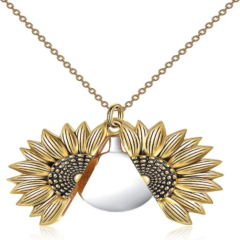 Sunflower Pendant Necklace