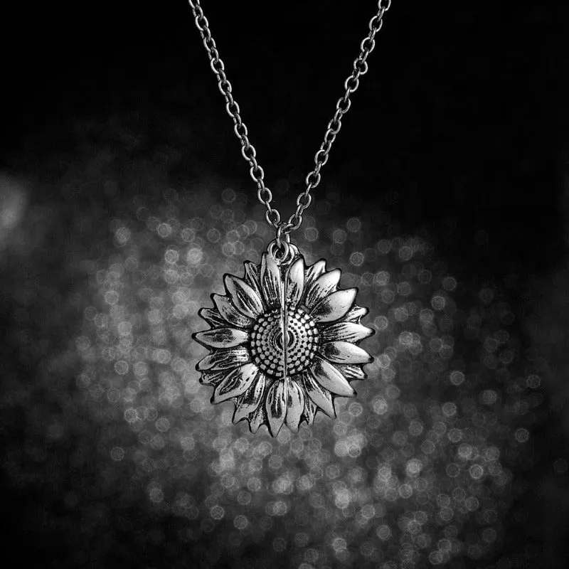 Sunflower Pendant Necklace