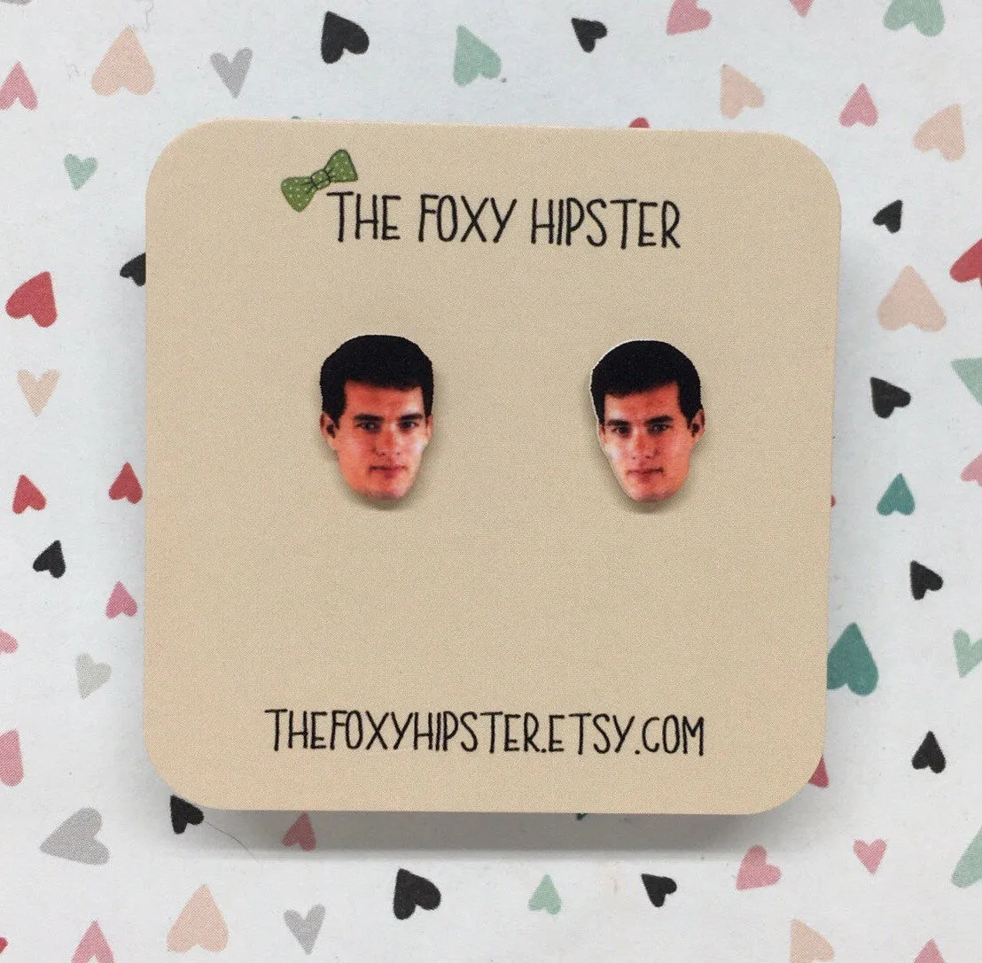 Tom Hanks Inspired Stud Earrings