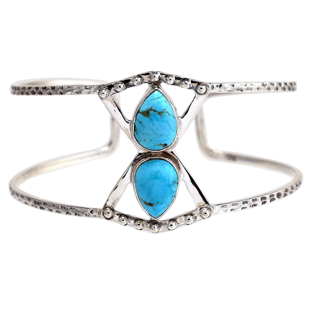 Turquoise Double Drop Cuff