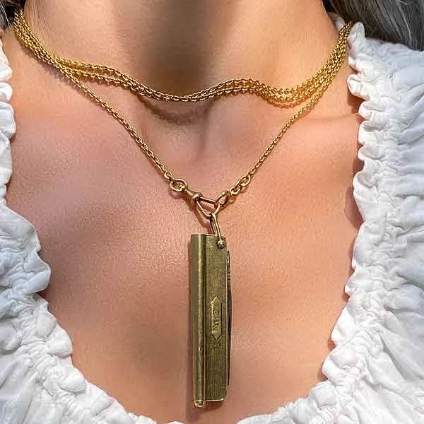 Vintage Knife Pendant