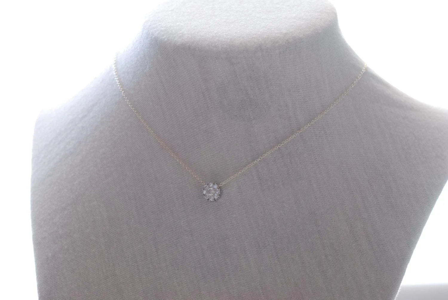 Wholesale Diamond Solitaire Necklace- Crystal Cubic Zirconia Pendant, Diamond Pendant, Simple Everyday Dainty Minimal Jewelry by HeirloomEnvy