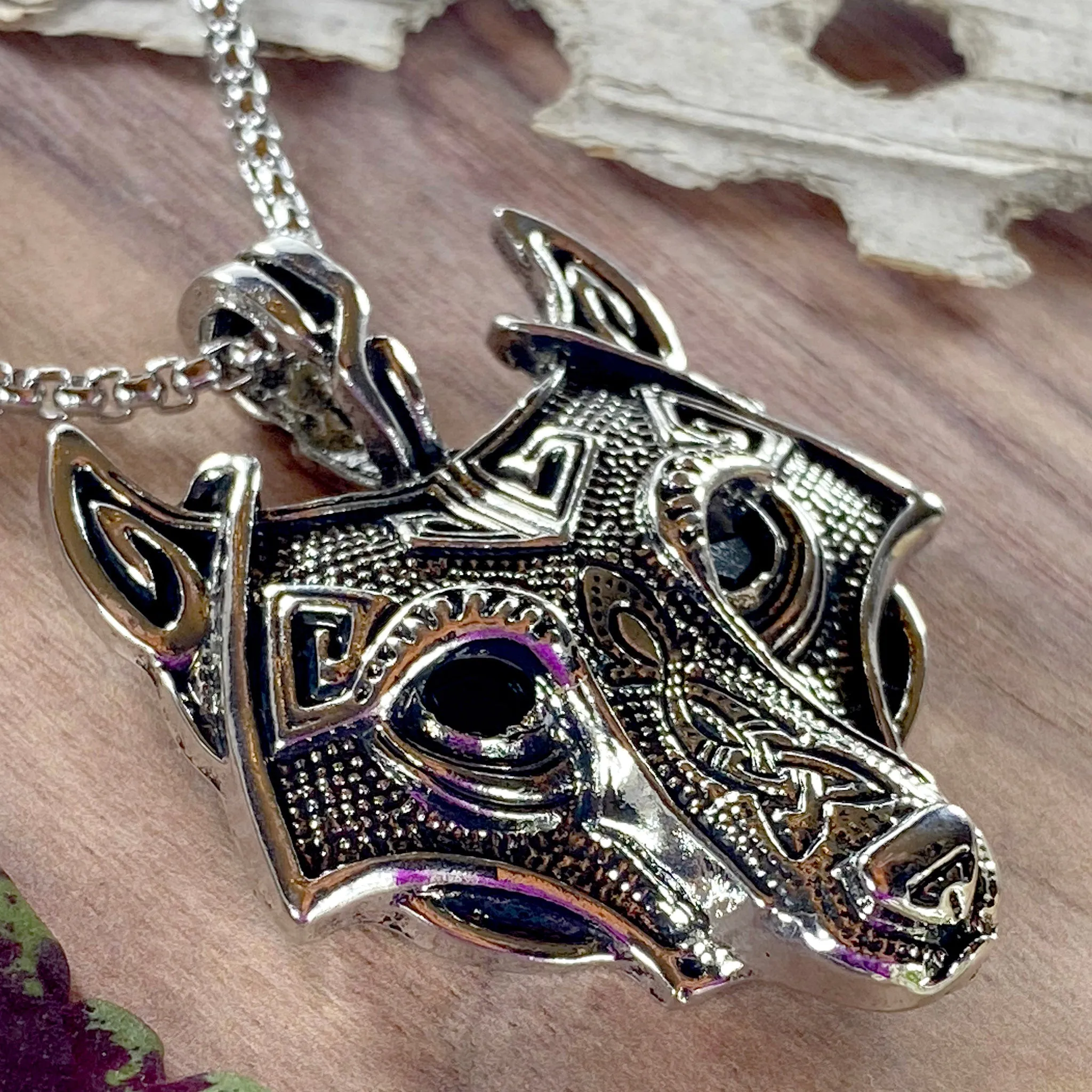 Wolf Pendant Necklace