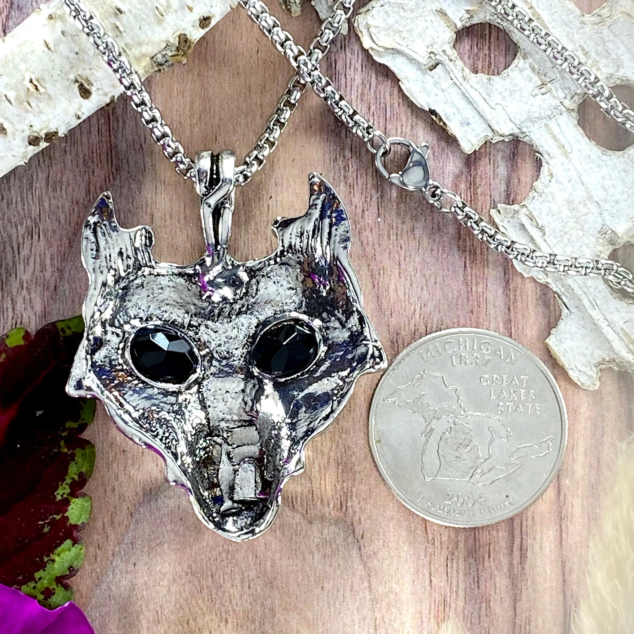 Wolf Pendant Necklace