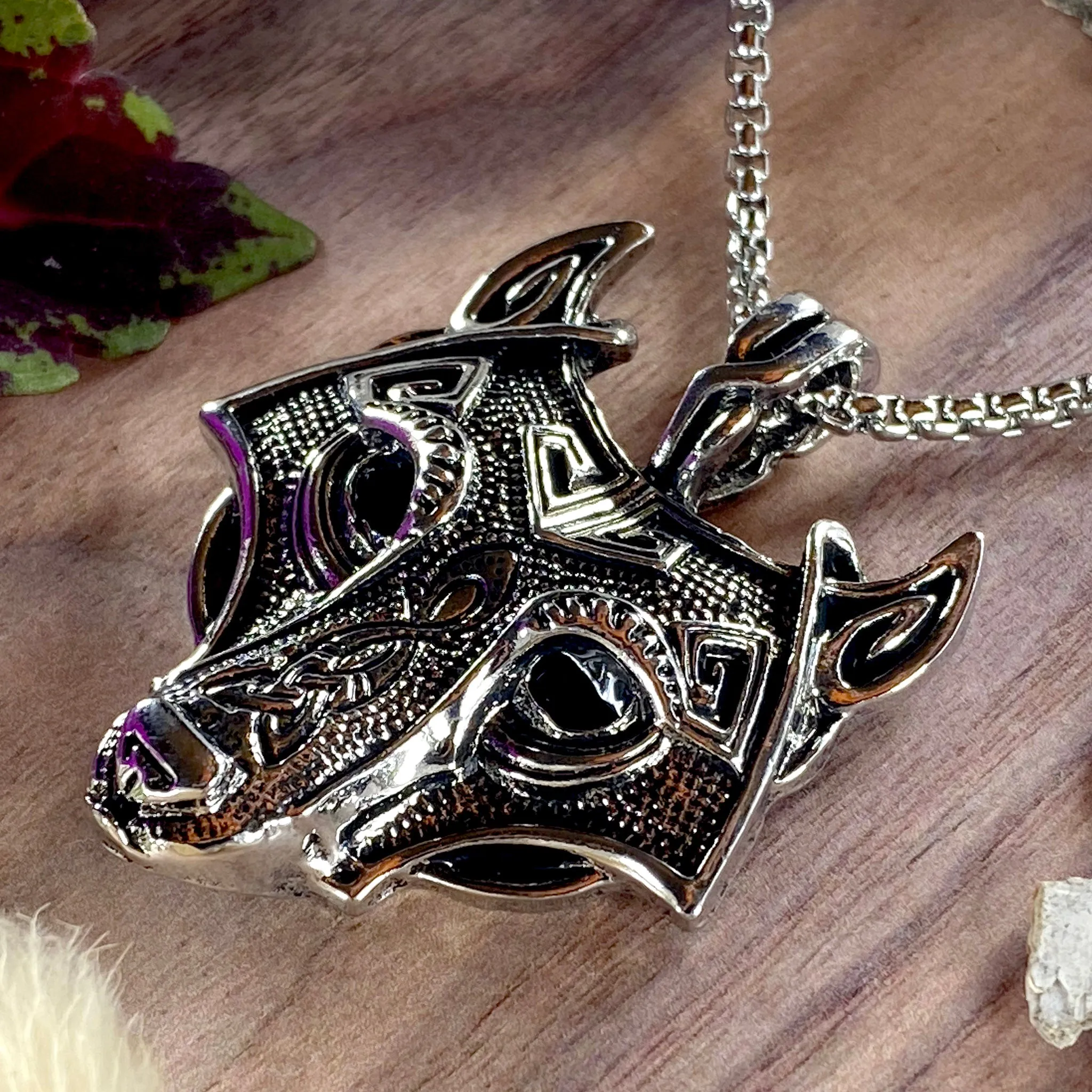 Wolf Pendant Necklace