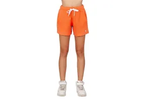 WOLM Short Pantaloncino Donna Elastico Orange Coral 21PEW102